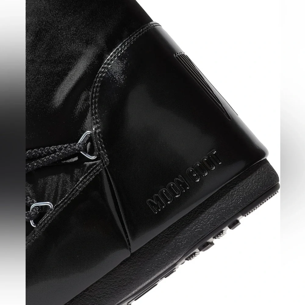 Moon Boots - Black Icon Glance Unisex Boots Size EU 39 - EU 41 (fits US 8- 9.5) - Picture 3 of 12